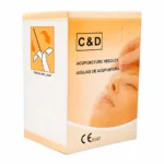 Agujas De Acupuntura Médica Estéril 25x0.5mm C&D® (1 Paq. 100 Unid.)
