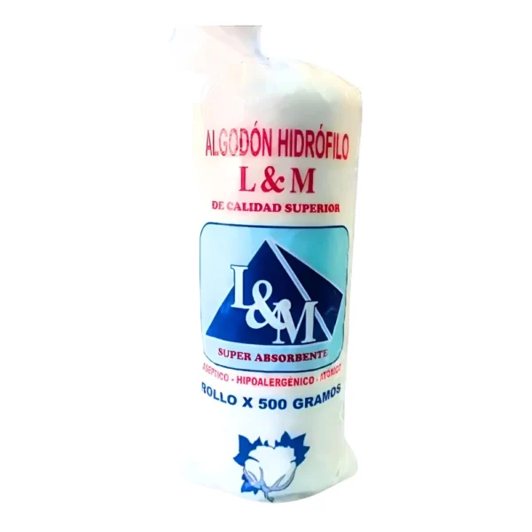 Algodón Hidrofilo 500gr - L & M (Por Unidad)
