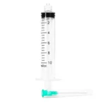 Alkhofar® Jeringa Estéril De 10ml Con Aguja De 21G (1 Paq. 100 Unid.)