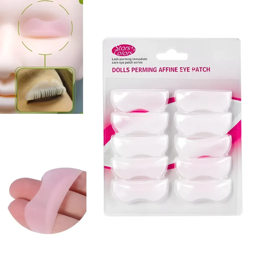 Almohadillas De Silicona Para Péstañas (4 Paq. 40 Unid.)