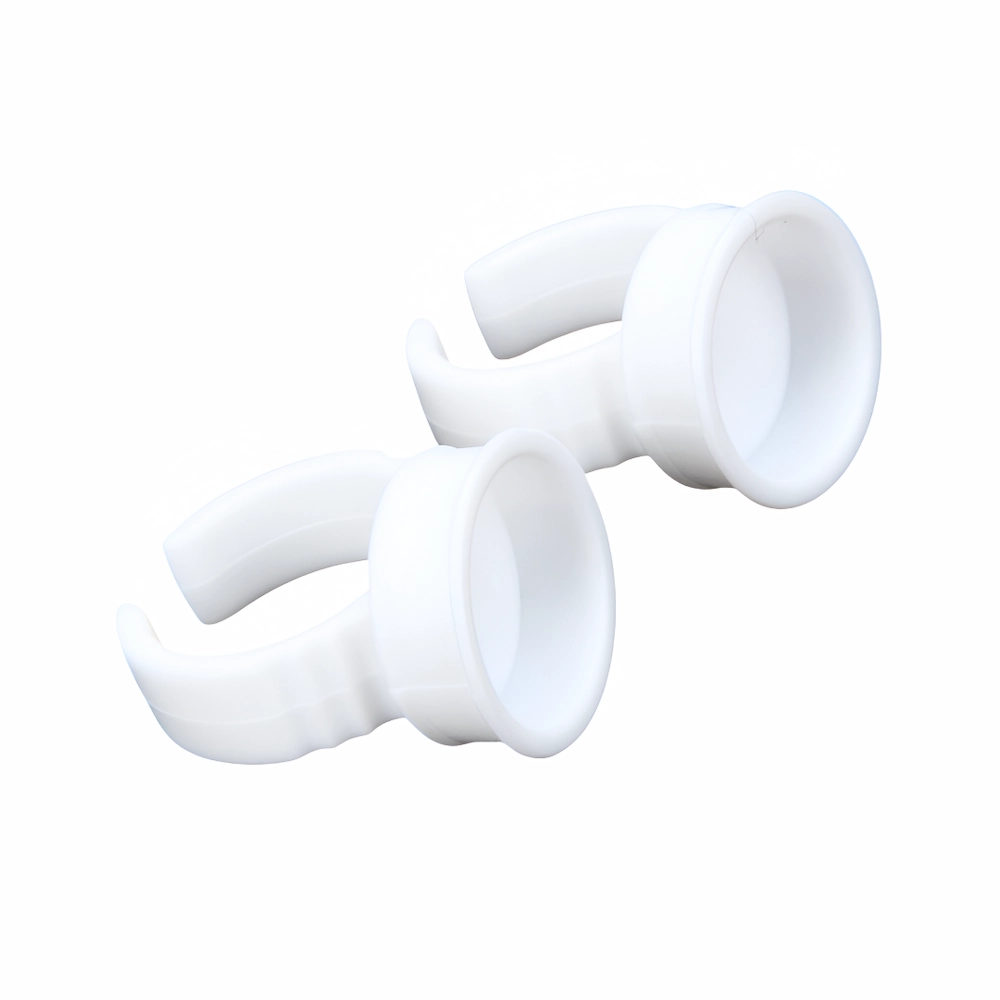 Anillos de Plástico Para Pigmento de Microblading (1 Paq. 12 Unid.)