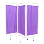 Biombo Clínico Profesional 3 Cuerpos Con Cortinas De Tela (Por Unidad)