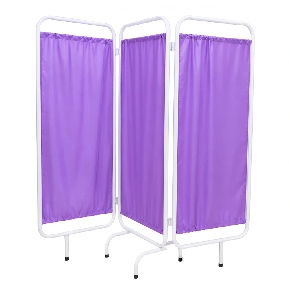 Biombo Clínico Profesional 3 Cuerpos Con Cortinas De Tela (Por Unidad)