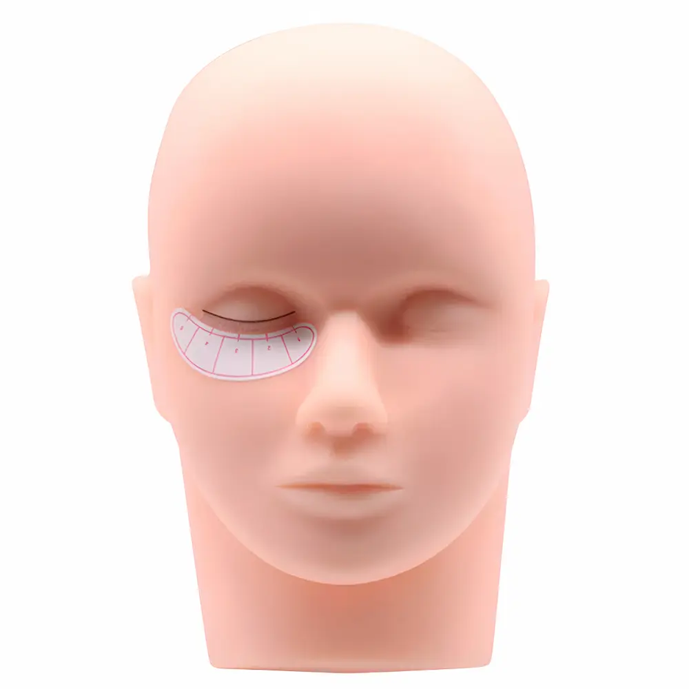 Cabeza De Maniquí Práctica Extensión Pestañas (1 Caja 2 Unid.)