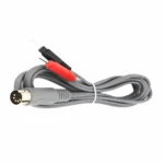 Cable Para Electrodos Gimnasia Pasiva Conector De 5 Pines (1 Unidad) - Imagen 2