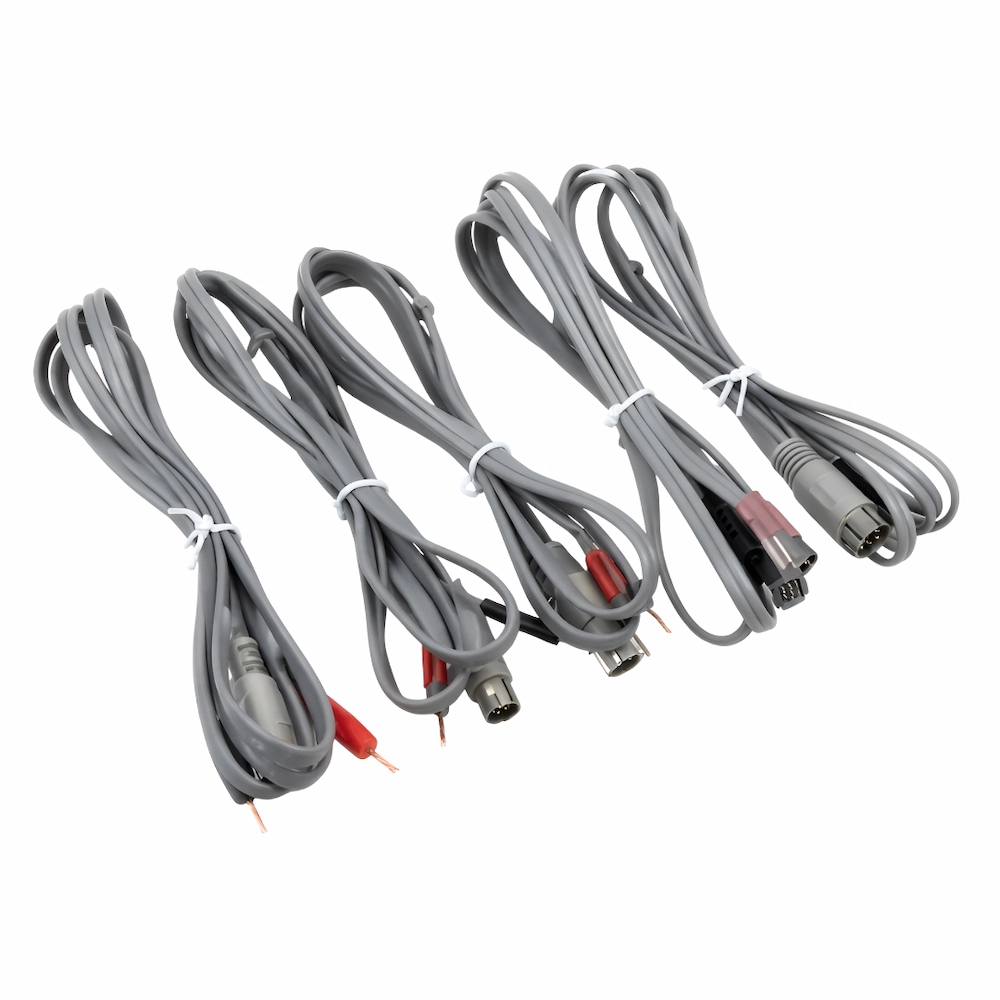 Cable Para Electrodos Gimnasia Pasiva Conector De 5 Pines (1 Unidad)