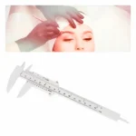 Calibrador Vernier En Plástico Blanco Para Cejas (1 Paq. 10 Unid.)