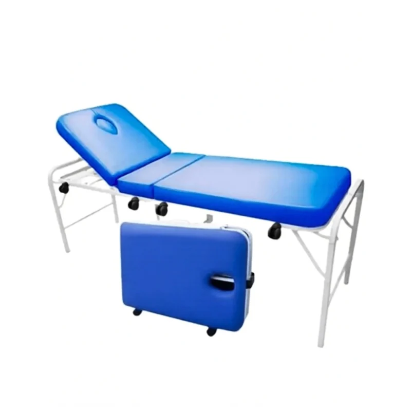 Camilla Portátil Reclinable Tipo Maleta Rodable (Por Unidad) - Mobiliario Médico