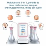 Cavitador 80K Radiofrecuencia Corporal 3 En 1 Rosado (1 Set Completo)