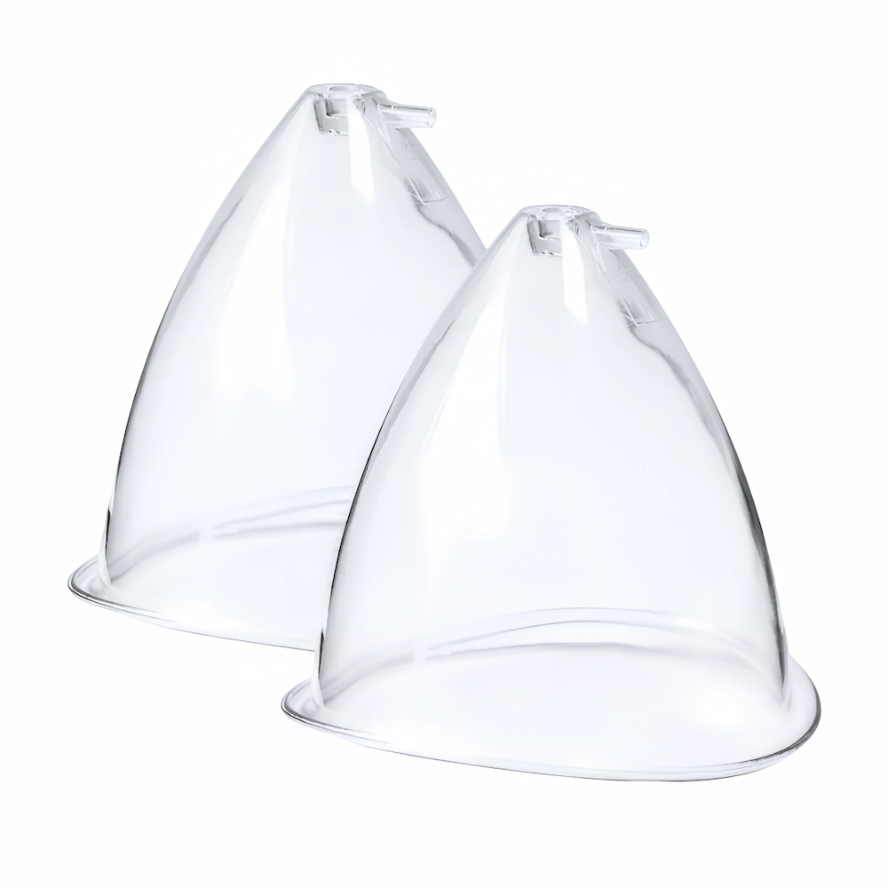 Copas Acrílicas Transparentes Para Vacuumterapia Corporal (1 Par)