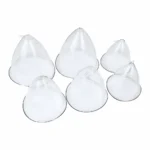 Copas De Acrílico Para Masajeador Vacuumterapia (2 Unidades)