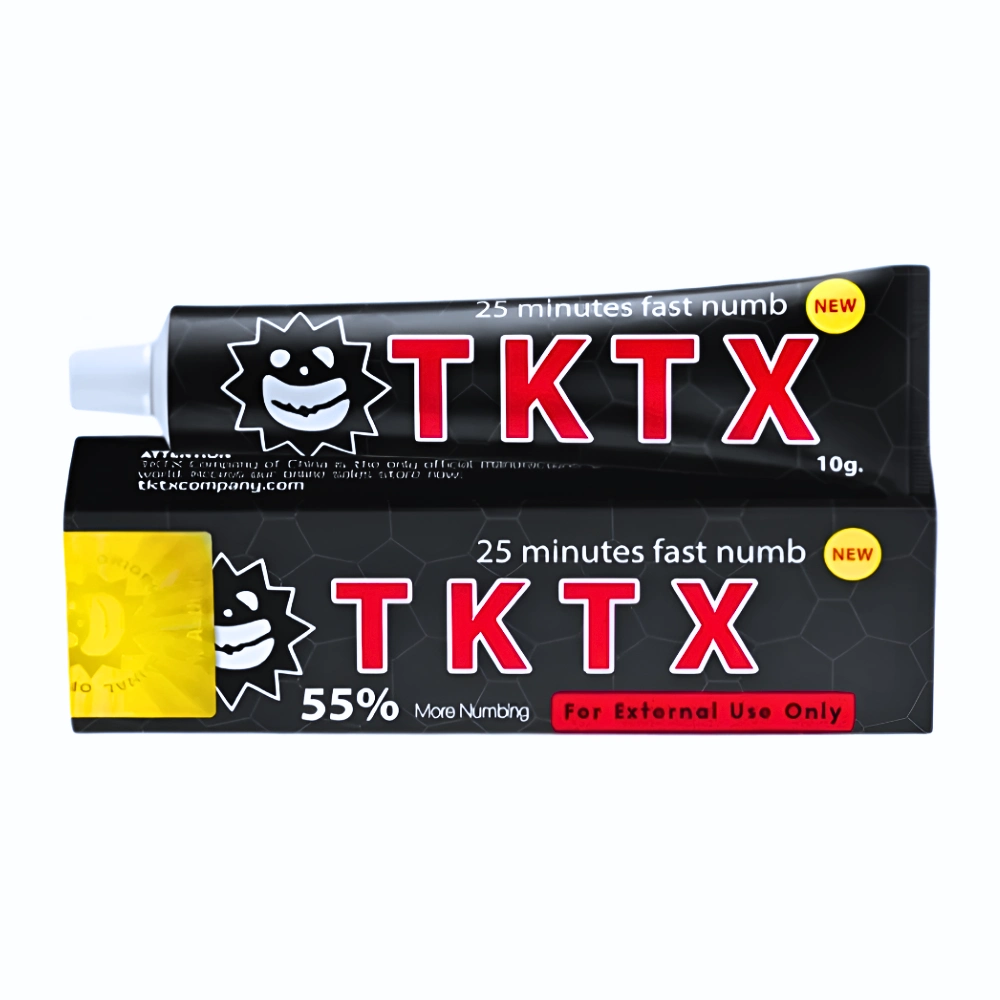 Crema Anestésica Tópica TKTX® Negro Con Fórmula 56% 10gr (Por Unidad)