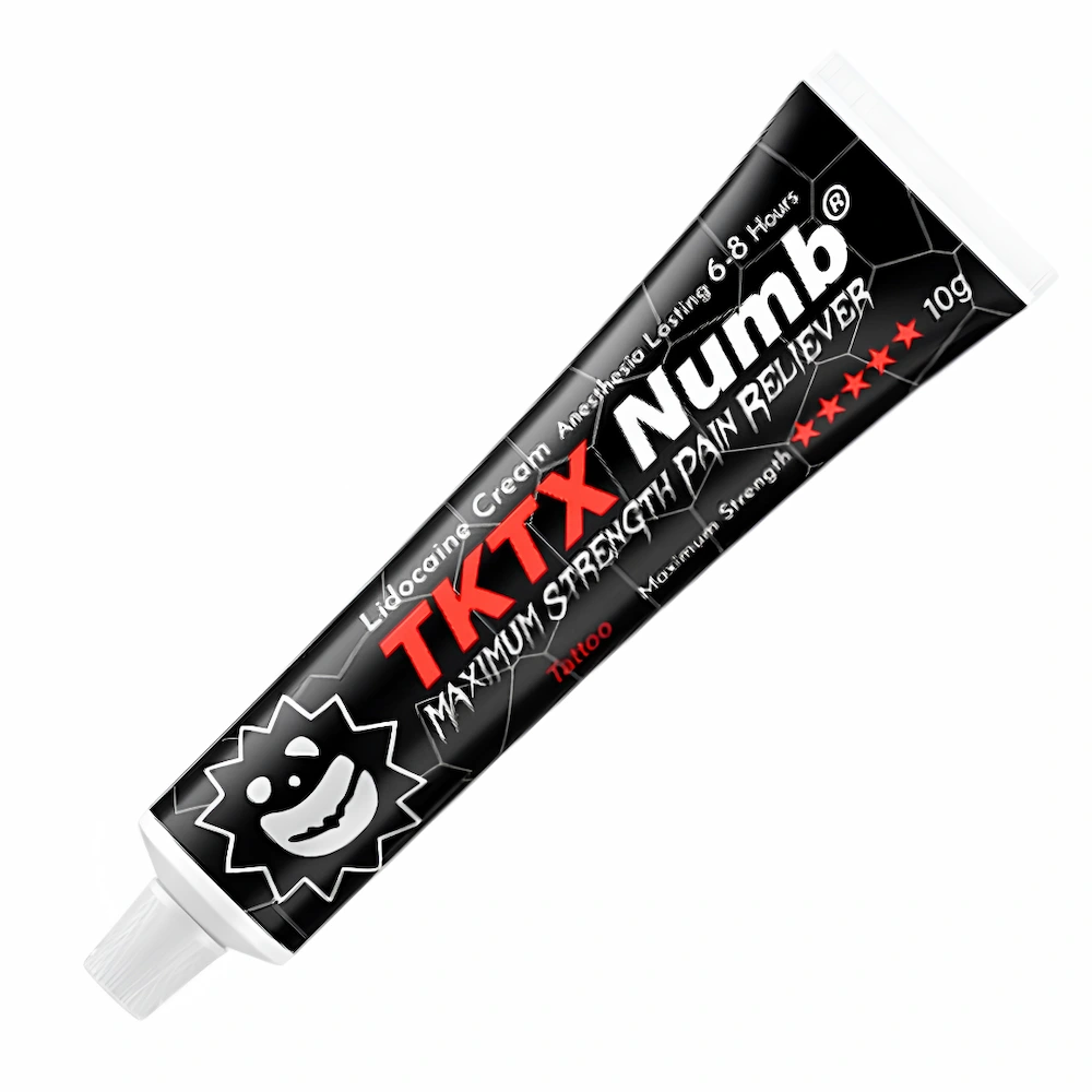 Crema Anestésica Tópica TKTX Numb® Negro Original 10g (Por Unidad)