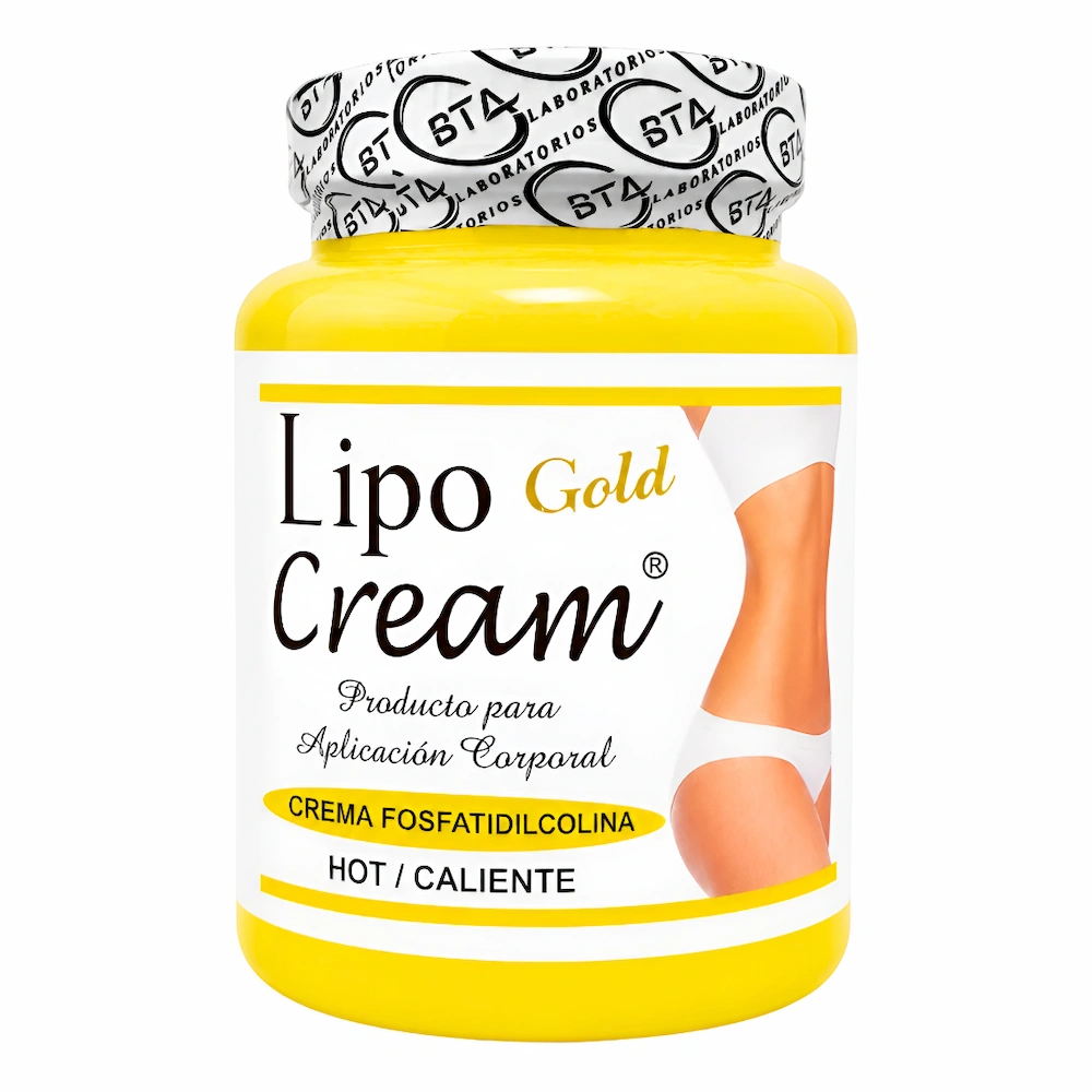 Crema Reductora Fosfatidilcolina Lipo Cream® Gold 500g (1 Caja 6 Unid)