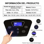 Dermógrafo Profesional P300 Micropigmentación 12V (1 Set Completo)