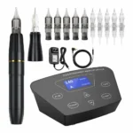 Dermógrafo Perla Negra P300 Para Micropigmentación (1 Set Completo)