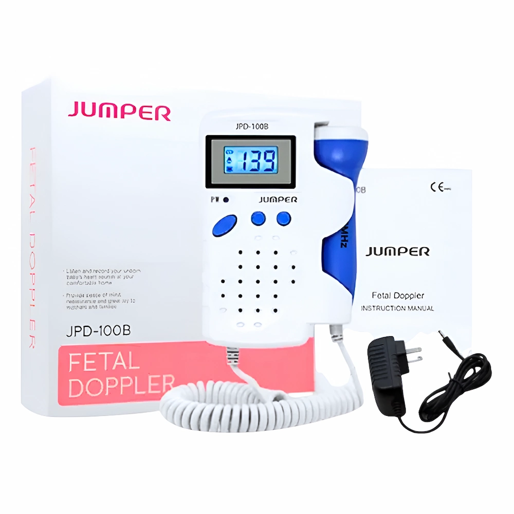 Doppler Fetal Portátil Jumper® JPD-100B Recargable (1 Set Completo)