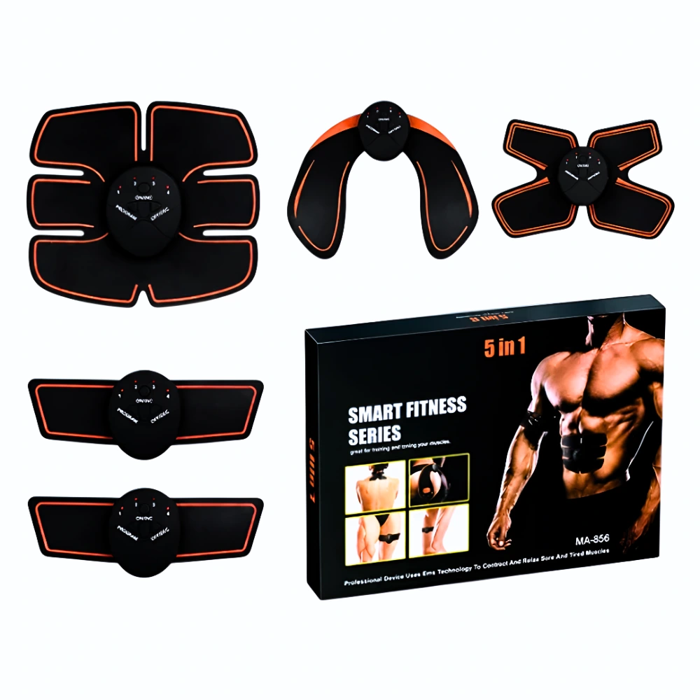 Electroestimulador Muscular 5 En 1 Smart Fitness (1 Set Completo)