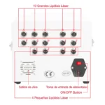 Equipo Digital Lipoláser Reductor Corporal 14 Paneles (1 Set)