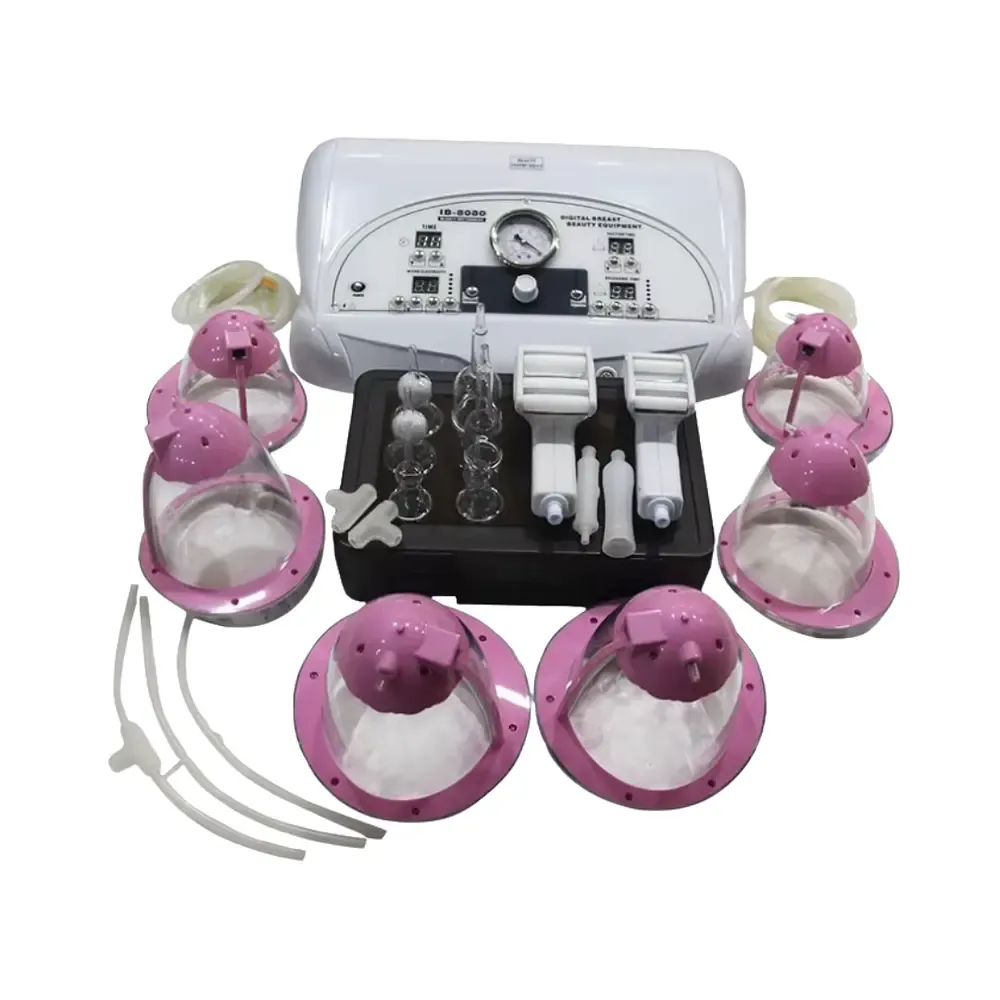 Equipo Vacuum Con Infrarrojo Con 06 Copas Pink (1 Kit Completo)