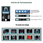Equipo de Ondas de Choque Portátil Electromagnético Radial (1 Set)