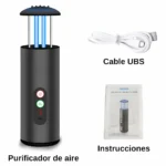 Esterilizador Portatil UV-C Ozono Anion 1 Unidad