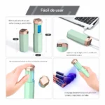 Esterilizador UV Germicida Tipo Lipstick Portátil (1 Set Completo)