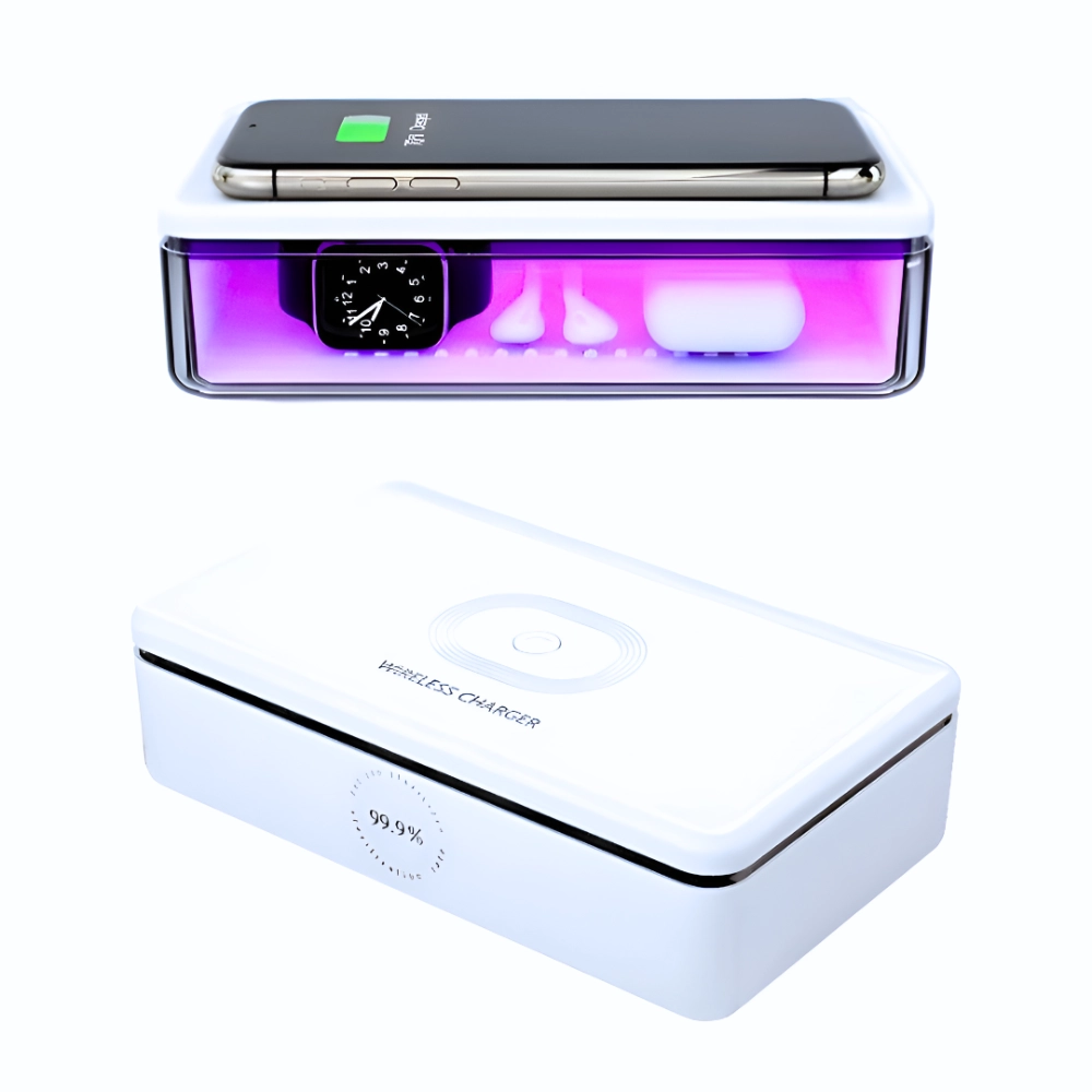 Esterilizador UVC Led Inalámbrico Para Celulares (1 Set Completo)