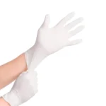 Guantes De Látex Descartables Blancos (1 Caja 100 Unid.)