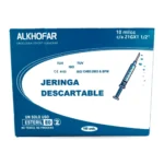 Jeringa Esteril 10ml (Aguja 21g X 1 1/2) – Alkhofar (1 Paq. 100 Unid.)