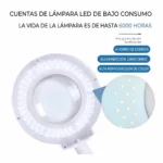 Lámpara Lupa LED Facial Profesionales Meifudeng® Con USB (1 Unidad)