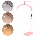 Lámpara Media Luna LED 360° Para Lashista Profesional (Por Unidad)