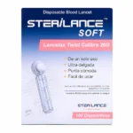 Lancetas Estériles De Punción SteriLance™ Soft 26G (2 Cajas