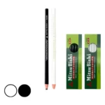Lápiz Dermatograph Negro-Blanco (1 Caja 10 Unid.)