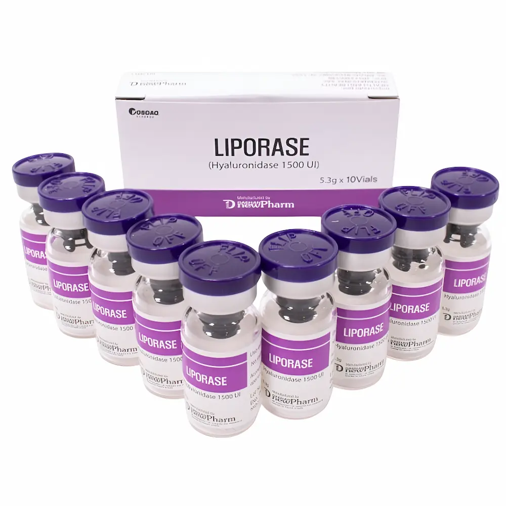 Liporase® Hialuronidasa 1500 Ui Para Ácido Hialurónico (Caja 10 Unid)