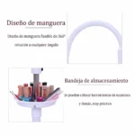 Lupa Lámpara Facial Con Luz LED Meifudeng® Con Dimmer USB (1 Unidad)