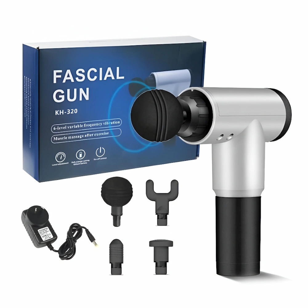 Masajeador Muscular de Percusión Fascial KH-320 Plomo (1 Set Completo)