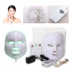 Máscara Facial LED 7 Colores Fototerapia Fotón (1 Set Completo)