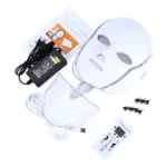 Mascara LED De 7 Colores Con Cuello Para Spa Y Cabina (1 Set Completo)