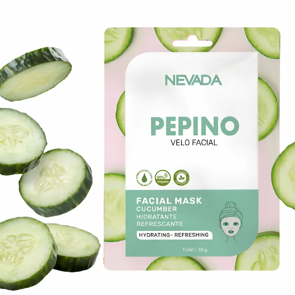 Mascarilla Velo Facial De Pepino (2 Caja 20 Unid.)