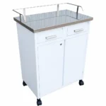 Mesa Auxiliar 2 Cajones Amoblado (Por Unidad) - Mobiliario Estética