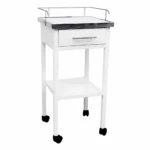 Mesa Auxiliar Liviana De 1 Cajón Con Ruedas 35x40x70cm (Por Unidad) - Organizadores Cabina