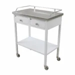 Mesa Auxiliar Para Aparatología Estética 2 Cajones (Por Unidad)