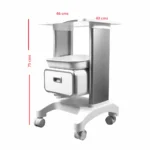Mesa Auxiliar Para Equipos Estética Con Cajón Y Ruedas (Por Unidad)
