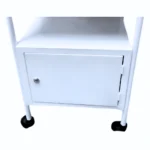 Mesa Velador Auxiliar Metalica Para Estetica (1 Set Completo)