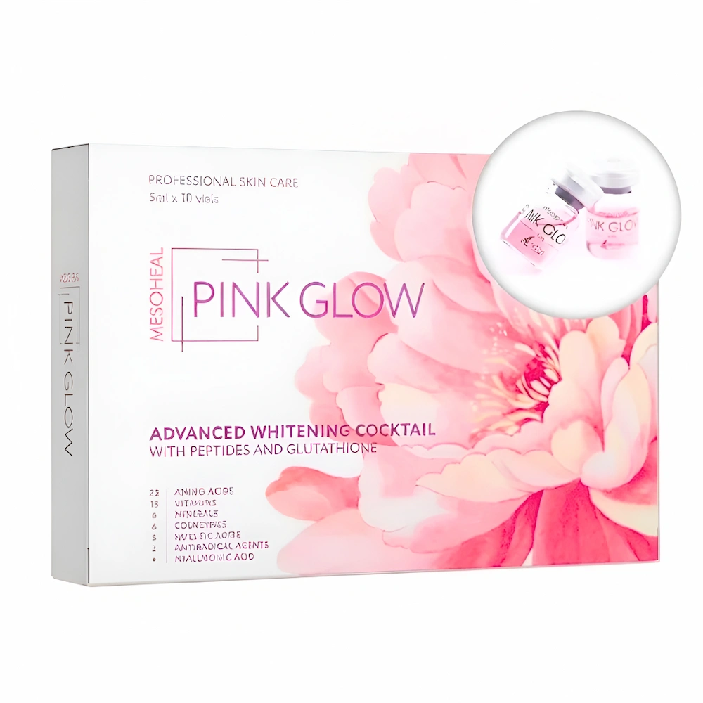 Mesoheal® Pink Glow Cóctel Despigmentante Facial 5ml (1 Caja 10 Unid.)