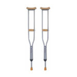 Muletas Axilares de Aluminio (1 Par)