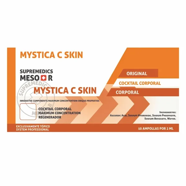 Mystica C Skin – Tratamiento Antienvejecimiento Con Vitamina C (1 Caja 10 Unid.)