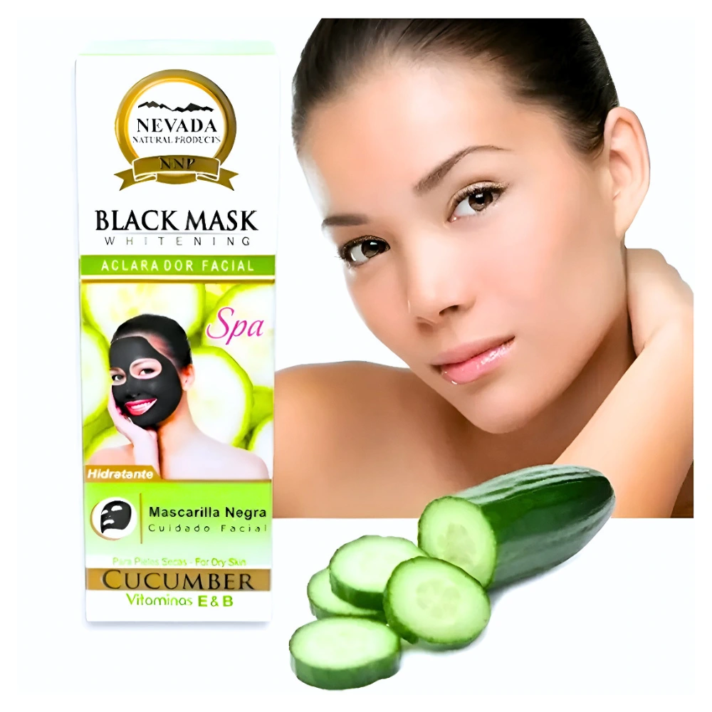 Nevada® Mascarilla Negra de Pepino Aclarador Facial (Por Unidad)