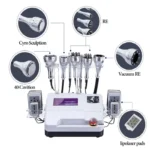 Cavitador 8 en 1 Profesional con Lipoláser y Radiofrecuencia (1 Set Completo)